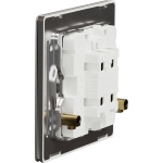 Schneider Electric 施耐德電氣 NUX31D20N_SS UNICA X 20A 250V~ 單位雙極開關掣連LED指示燈 (炫星銀)